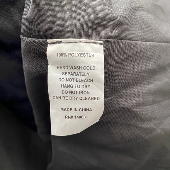 Unique Vintage BlackTulle Skirt with Snowflakes Silver Print - Size Large 10/12 - Picture 7 of 7